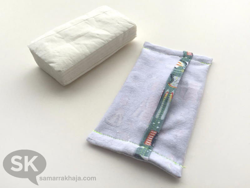 DIY travel tissue cover