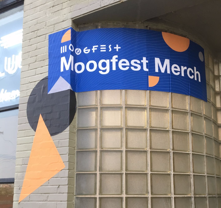 Moogfest woven wallpaper banner