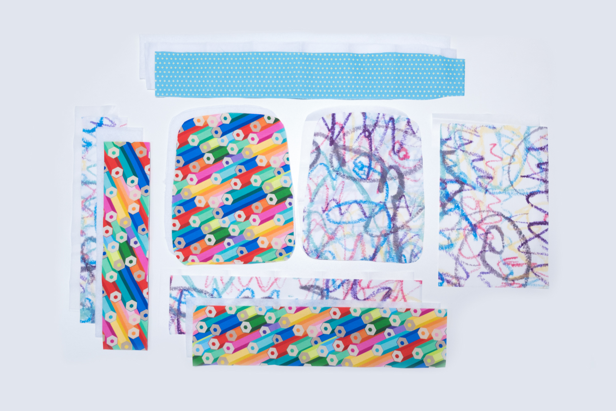 Cut out fabric for your mini bookbag | Spoonflower Blog