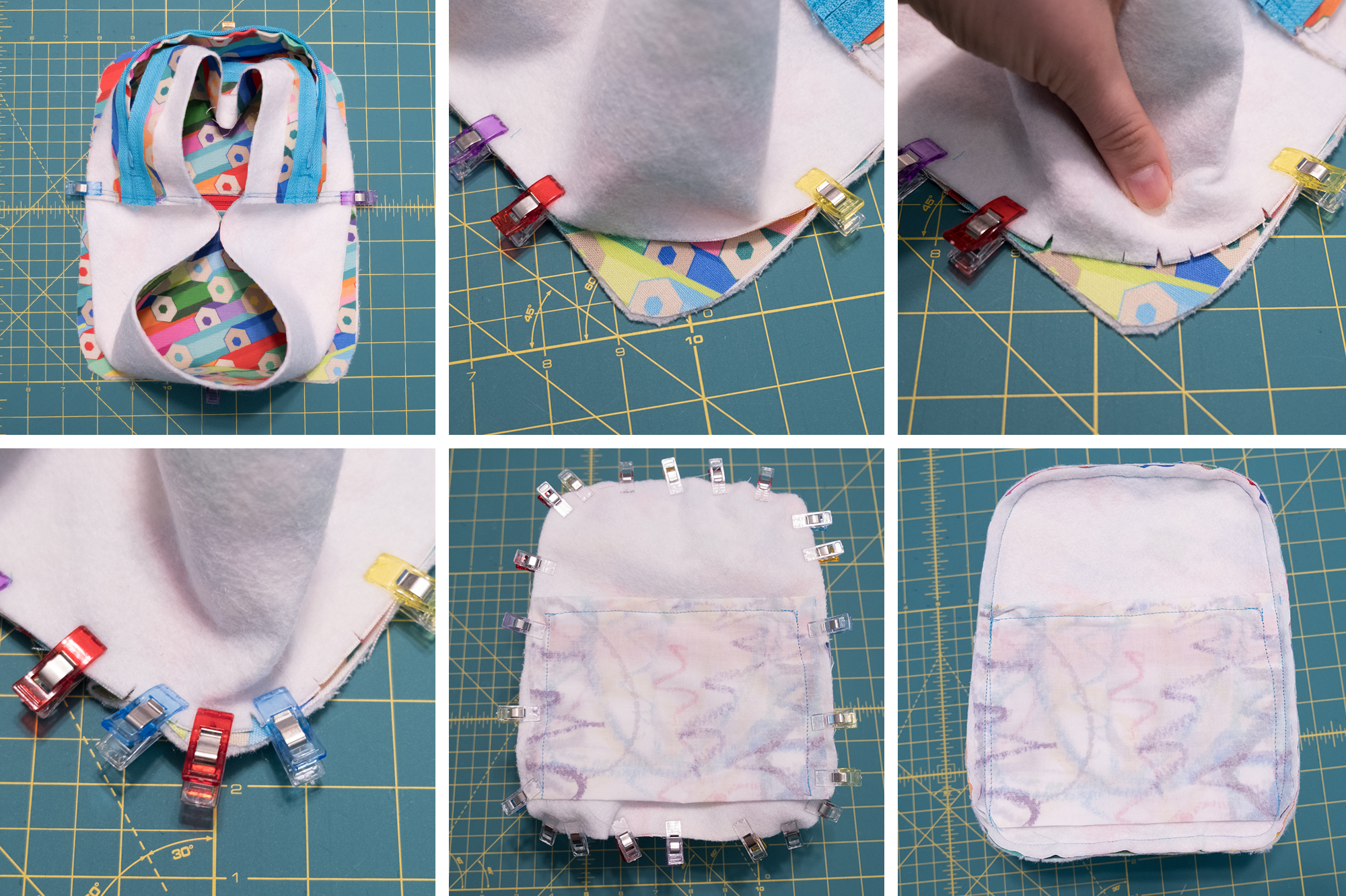 Attach the panels and gussets | Spoonflower Blog