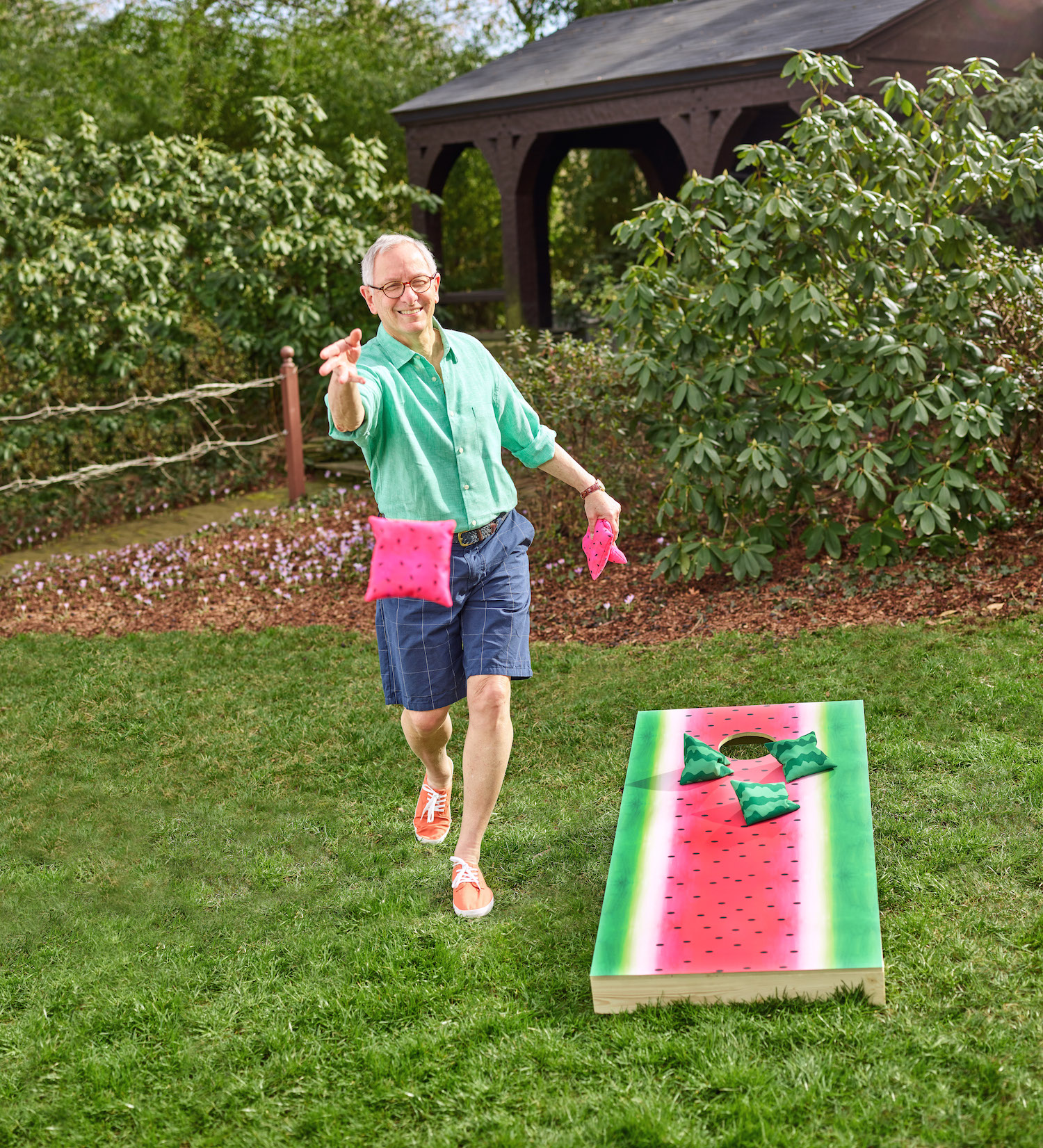 An Outdoor Party Must-Have: DIY Cornhole Bean Bags | Spoonflower Blog 