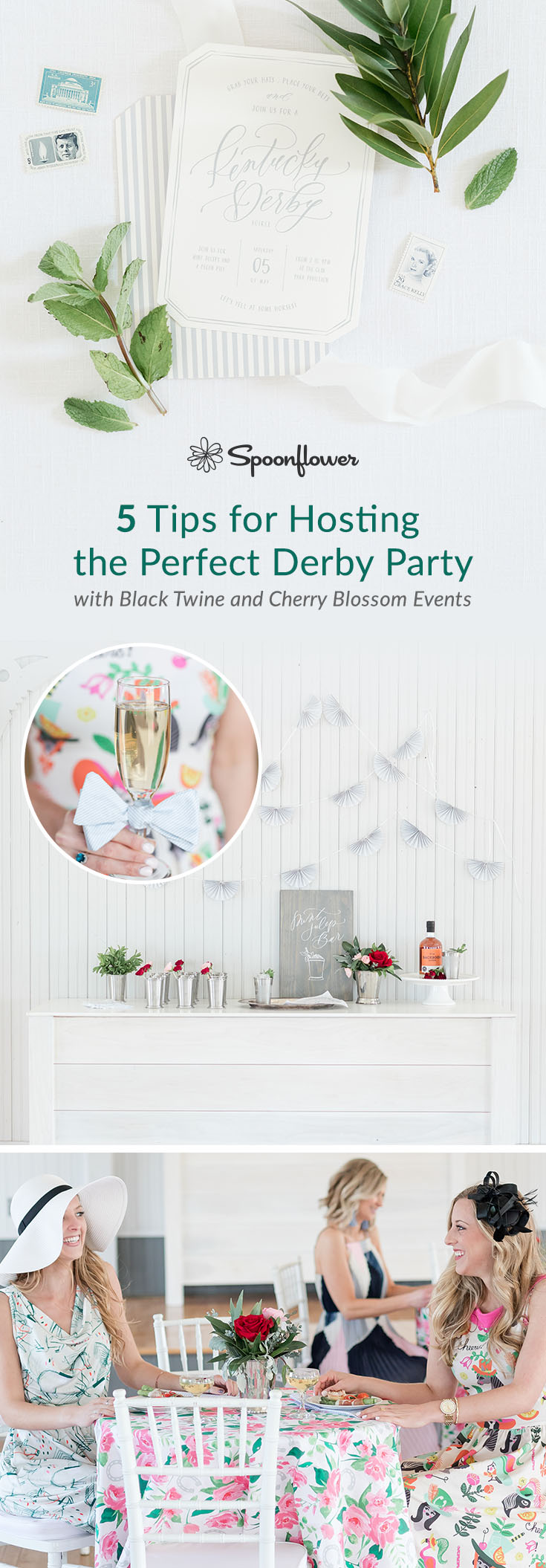 Throw a Dapper Derby Party with These 5 Tips | Spoonflower Blog 