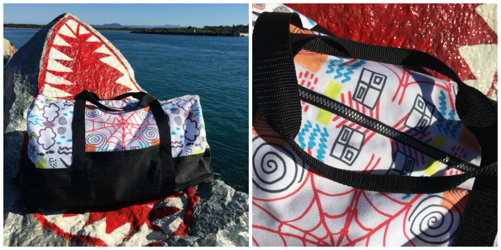 DIY duffle bag using custom fabric | Spoonflower Blog 