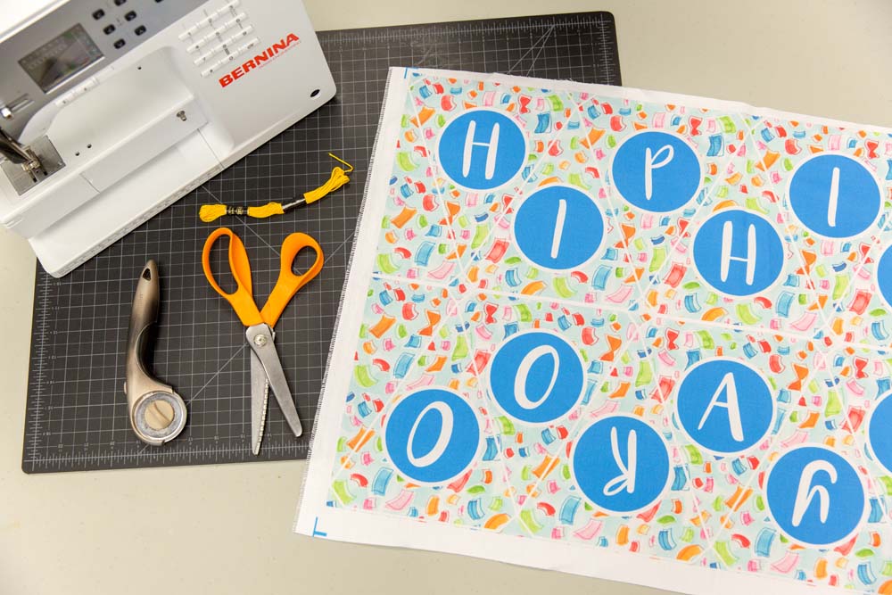 Make Your Own Fabric Party Pennants for Under $15 | Spoonflower Blog 
