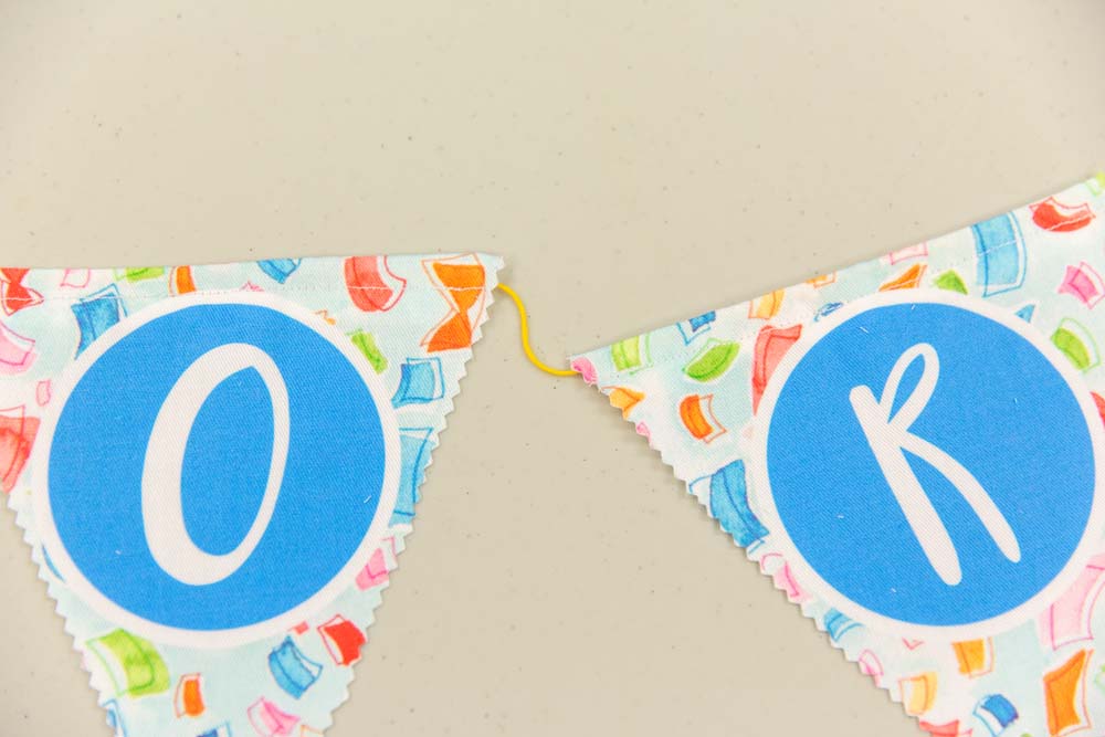 Make Your Own Fabric Party Pennants for Under $15 | Spoonflower Blog 