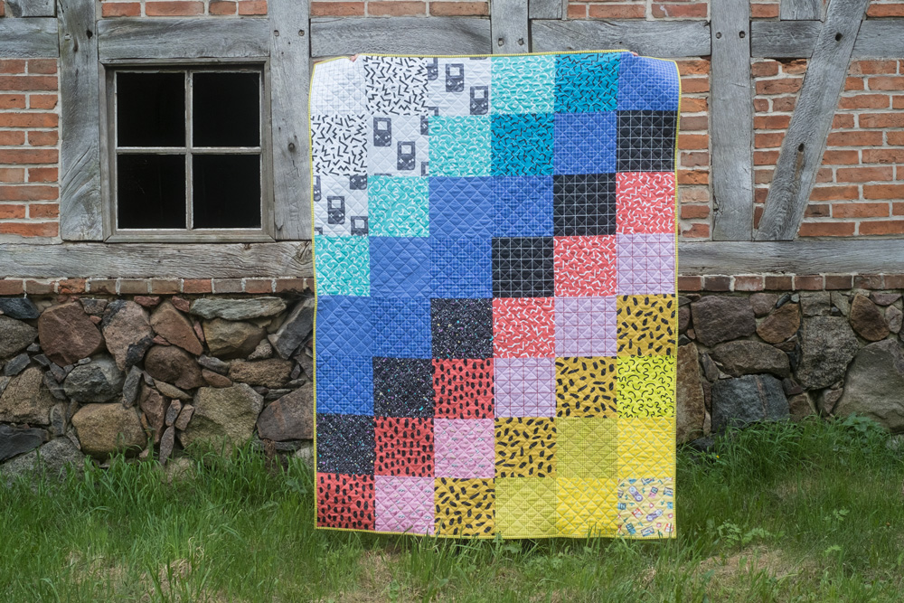 Make a Totally Rad '80s Inspired Quilt with Fill-a-Yard | Spoonflower Blog 