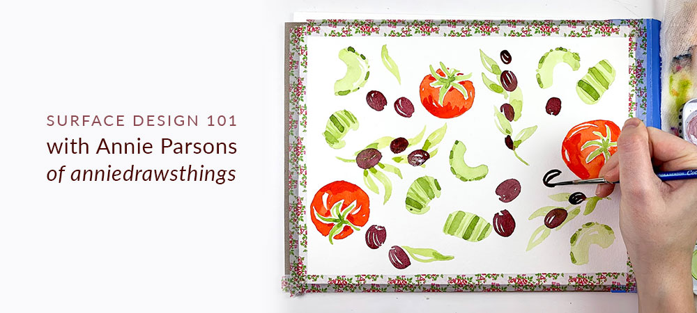 A Recipe for Success: How to Create Repeat-Friendly Artwork with Annie Parsons | Spoonflower Blog 