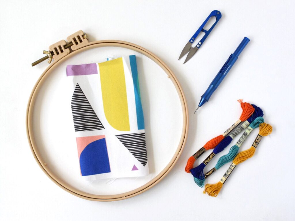 How to Do Punch Needle Embroidery on Spoonflower Fabric | Spoonflower Blog 