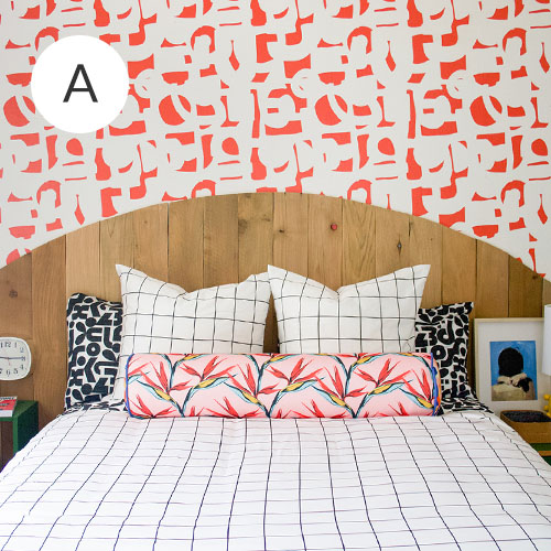 Red and white wallpaper | Spoonflower Blog 