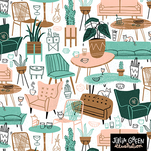 September Designer Spotlight: Meet Julia Green of juliagreenillustration | Spoonflower Blog