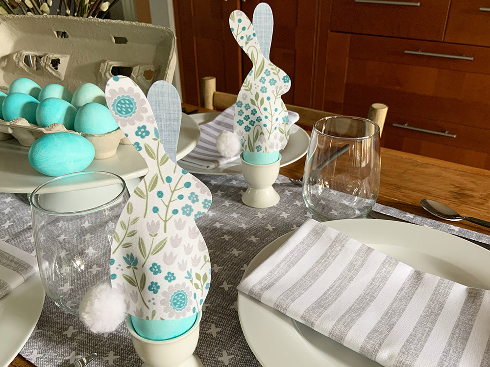 How to Make a No-Sew Bunny Egg Cosy for Easter Brunch | Spoonflower Blog 