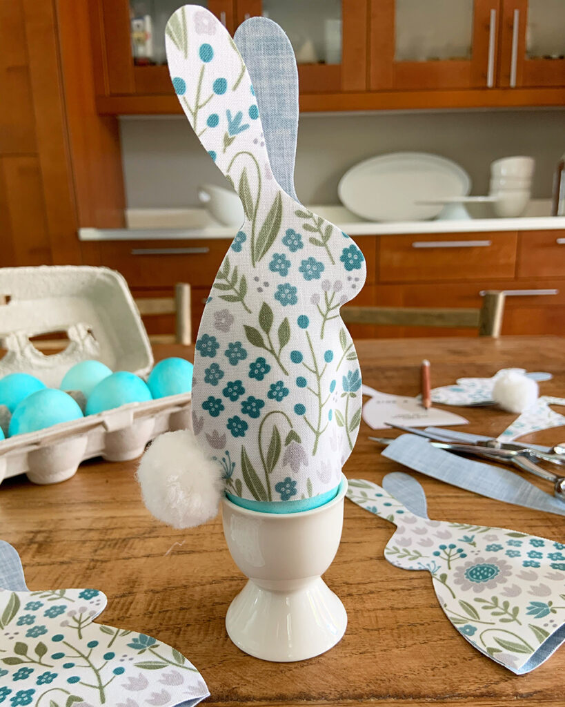 How to Make a No-Sew Bunny Egg Cosy for Easter Brunch | Spoonflower Blog 