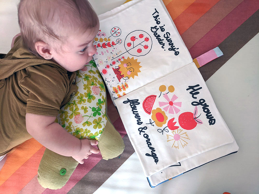 How to Make a Cut and Sew Fabric Book for Your Little One