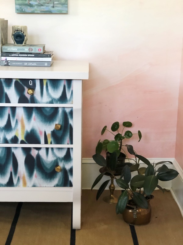How to Refresh a Dresser with Wallpaper | Spoonflower Blog 