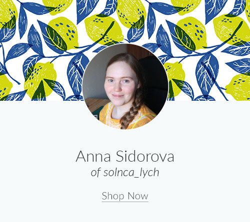 May Artist Spotlight: Meet Anna Sidorova of solnca_lych | Spoonflower Blog
