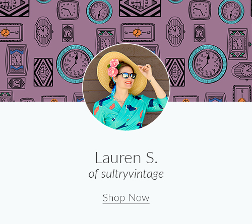 July Artist Spotlight: Meet Lauren S. of sultryvintage | Spoonflower Blog