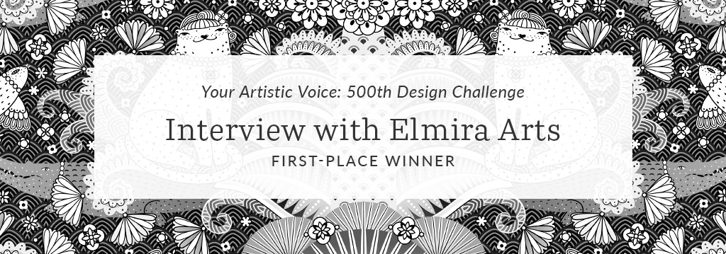 Spoonflower Artist Spotlight: An Interview with Elmira Arts - First-Place Winner | Spoonflower Blog
