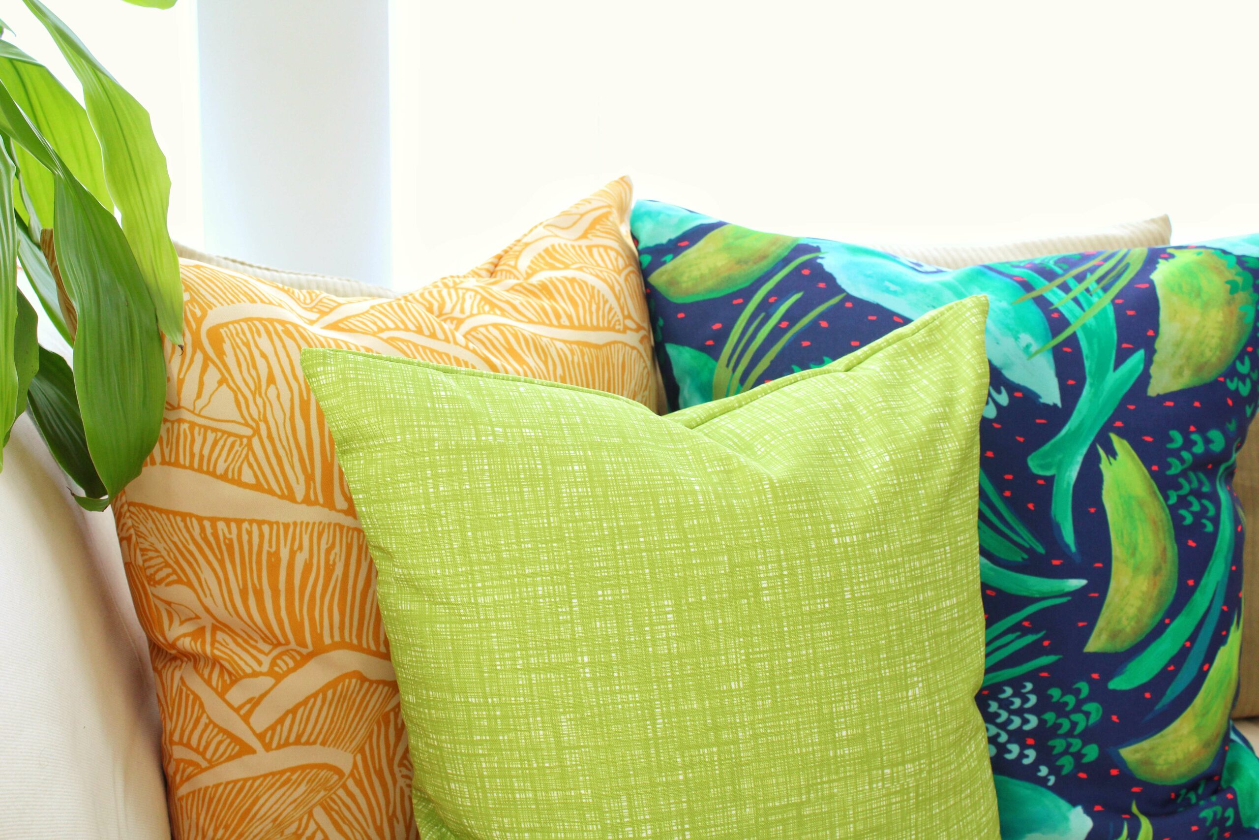 Recycled Canvas pillows