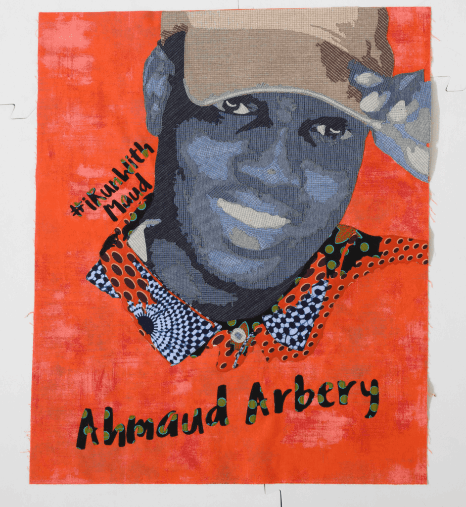 Quilt remembering Ahmaud Arbery