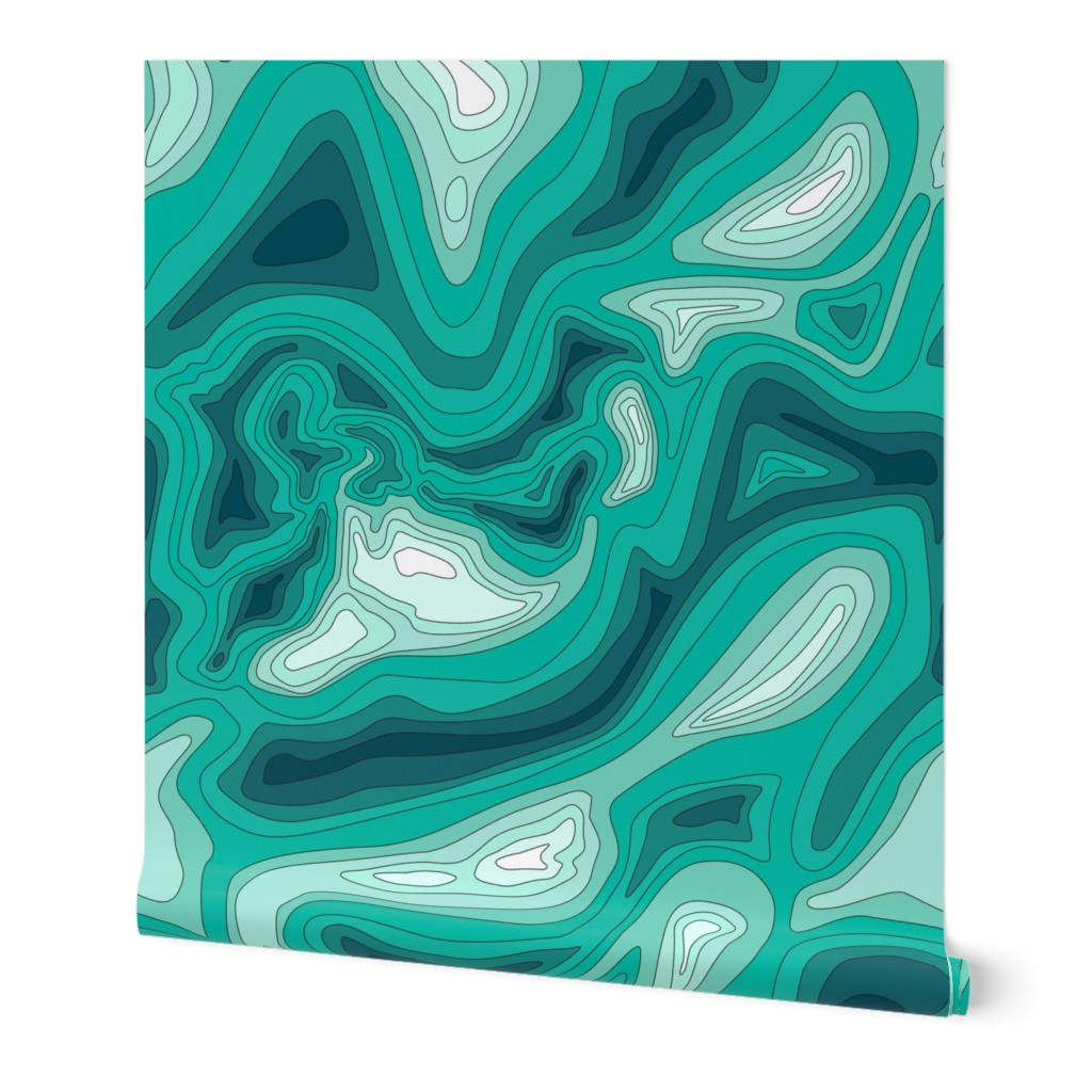 topographical map wallpaper pattern